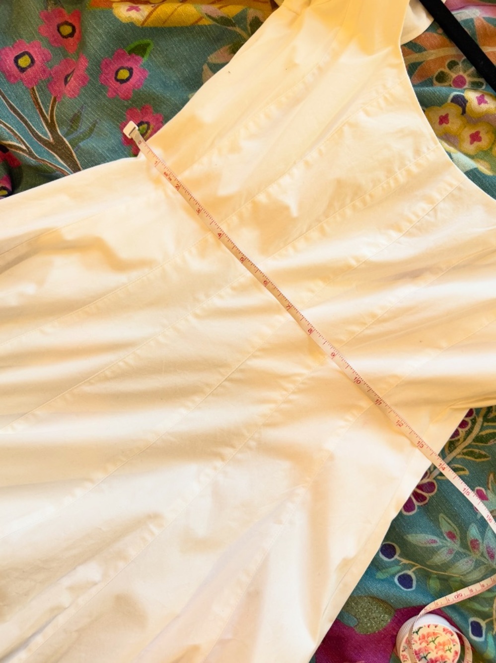 STAUD Swells Cotton Linen Midi Dress, NEW - Picture 15 of 16